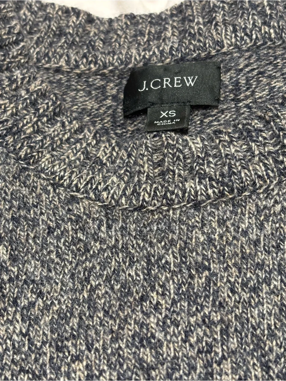 J. Crew Men’s Charcoal Heather Crewneck Sweater